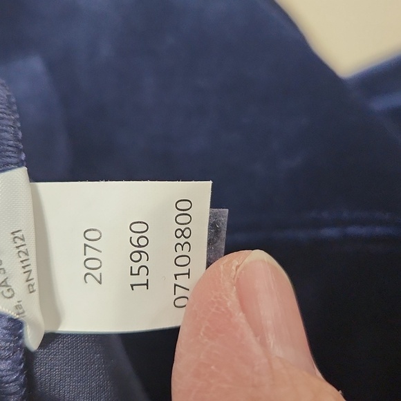 Spanx Blue Velvet Leggings - Picture 8 of 8